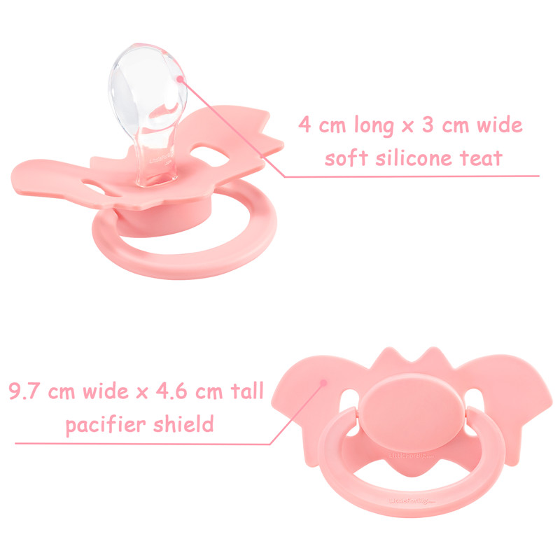 GEN-II Baby Bat Pacifier Pink