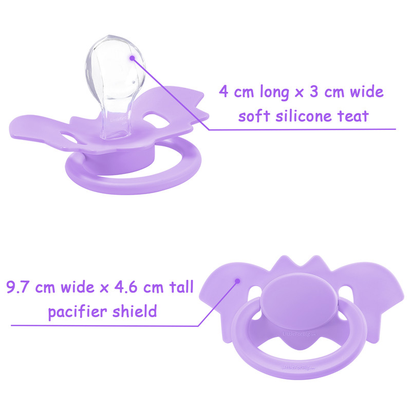 GEN-II Baby Bat Pacifier Purple