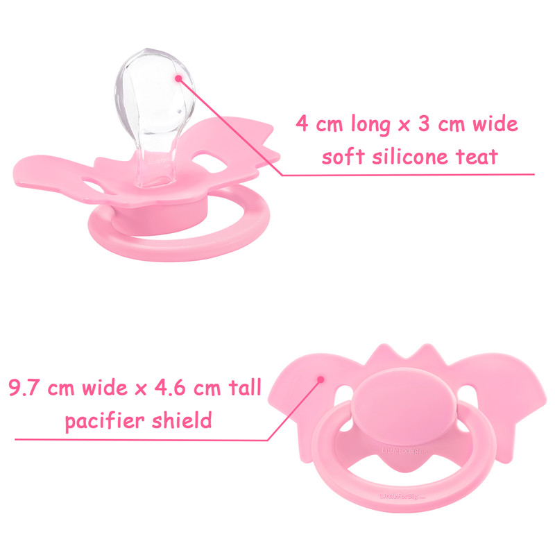 GEN-II Baby Bat Pacifier Rosy