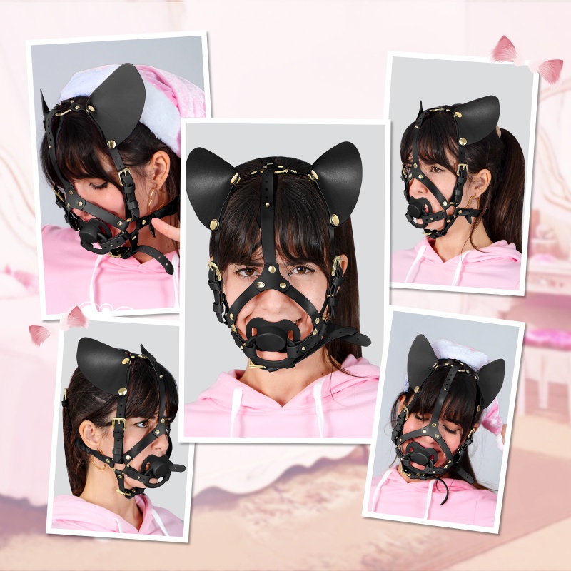 Little Furry Pacifier Petplay Head Harness
