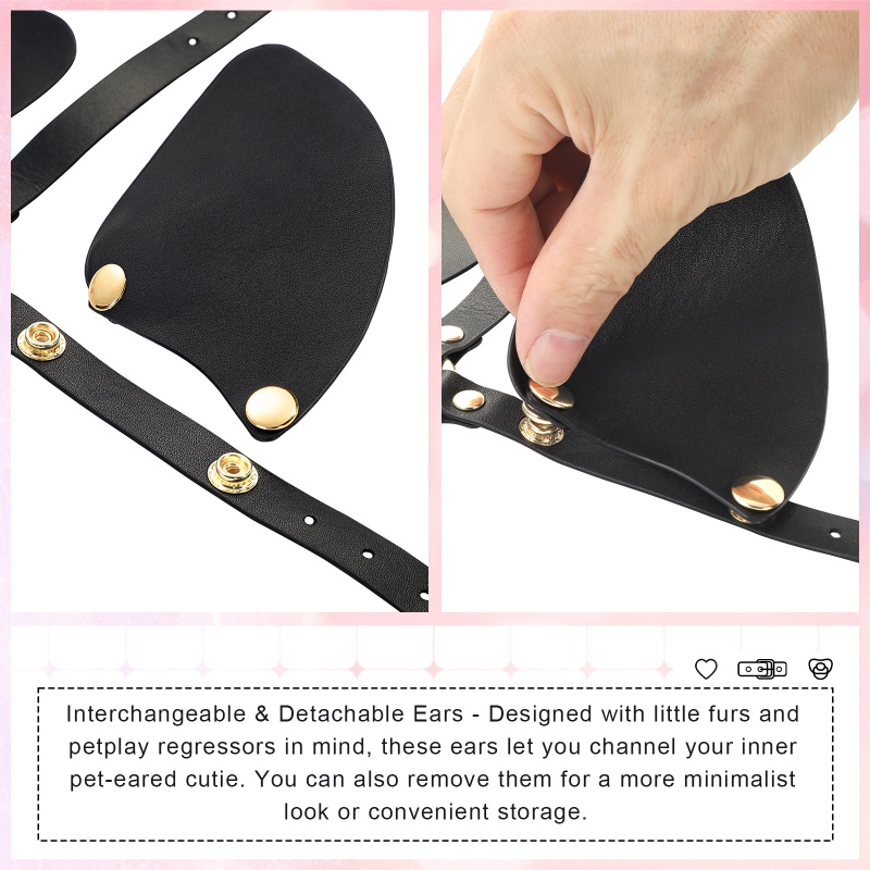 Little Furry Pacifier Petplay Head Harness