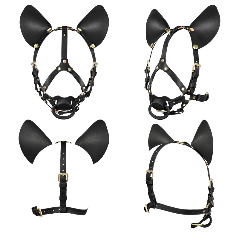 Little Furry Pacifier Petplay Head Harness