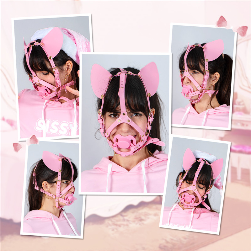 Little Furry Pacifier Petplay Head Harness