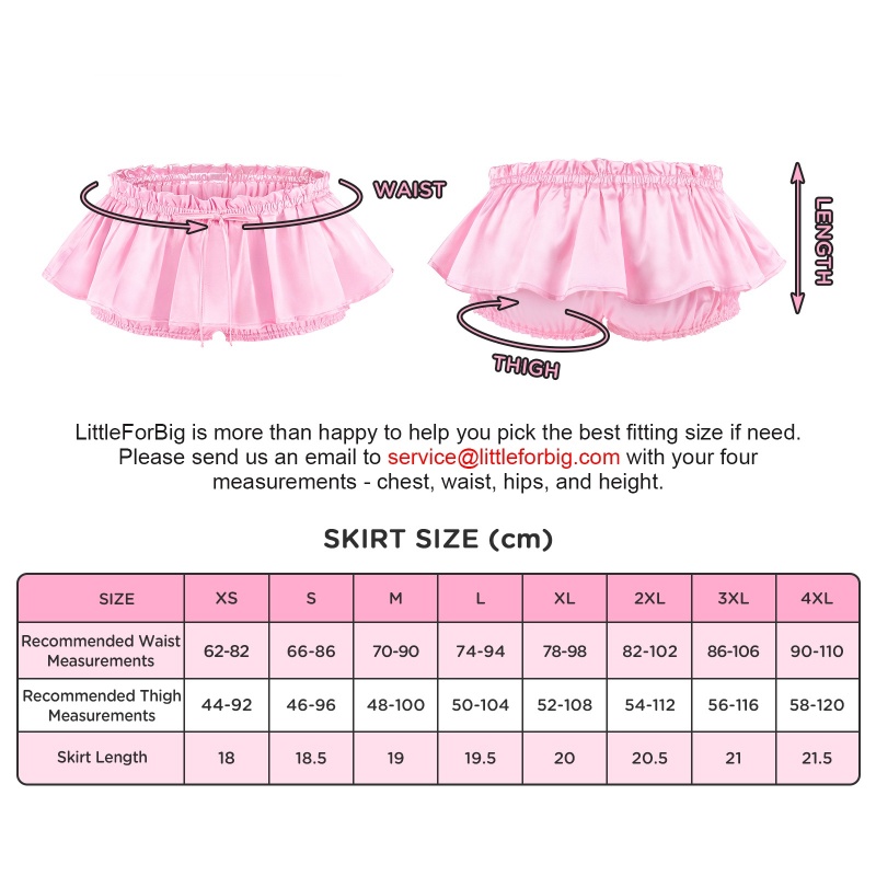 Shiny Satin Ruffle Mini Bloomer Skirt