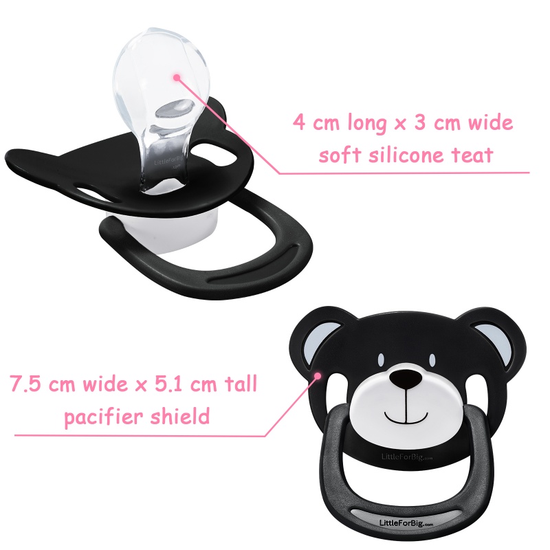 GEN-II Baby Bear Pacifier Black