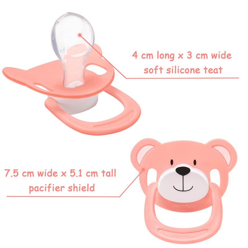 GEN-II Baby Bear Pacifier Pink