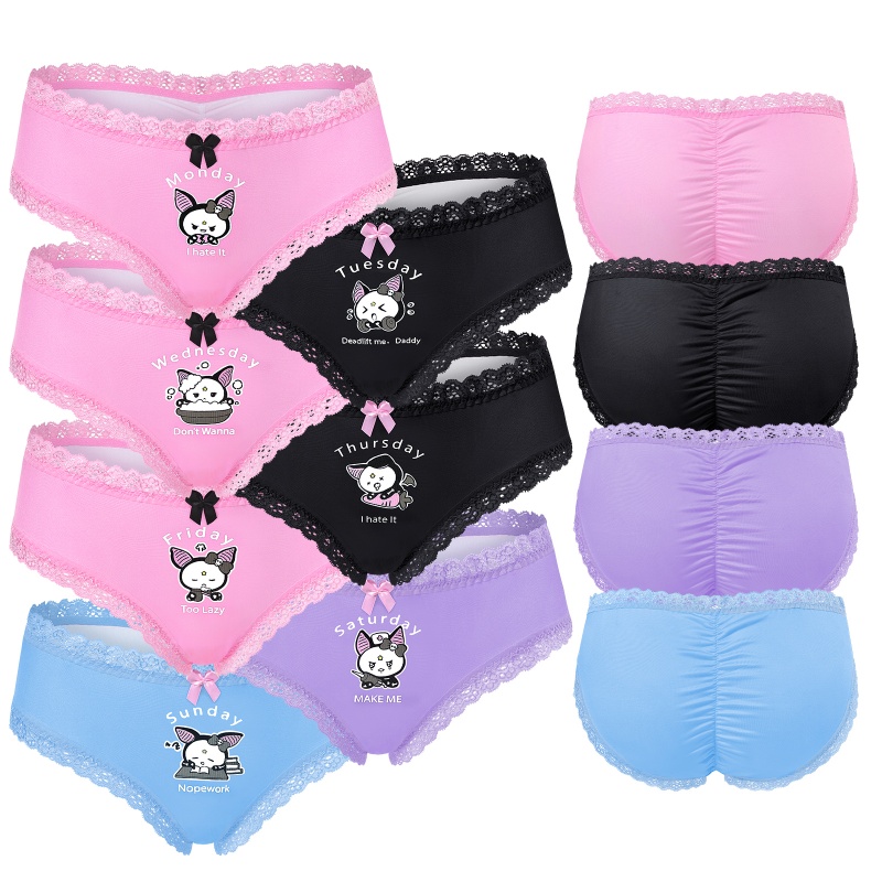Batty Brat Days of the Week Panties Set