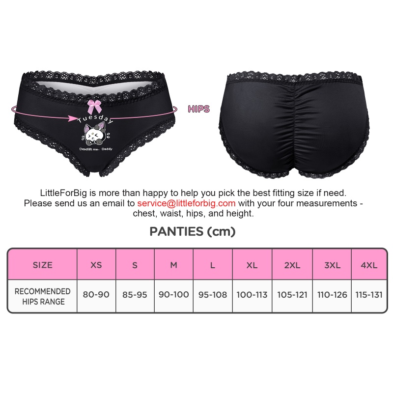 Batty Brat Days of the Week Panties Set