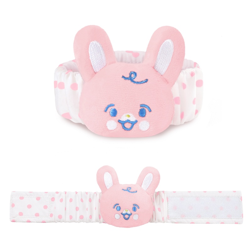 Baby Parade Wrist Rattles Pink Bunny 2-Pack