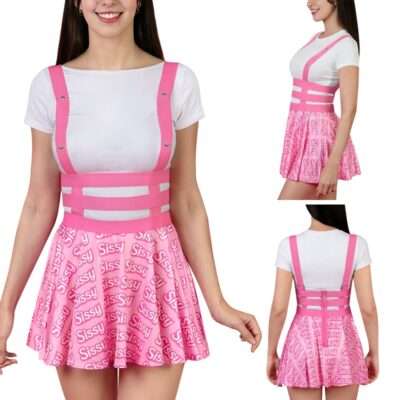 SissyUniversity Doll Bondage Harness Jumper Skirt