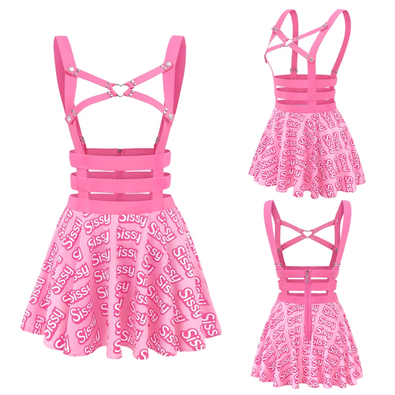 SissyUniversity Doll Bondage Harness Jumper Skirt
