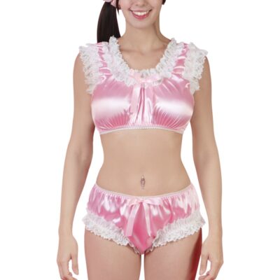 romantic cute cami two piece