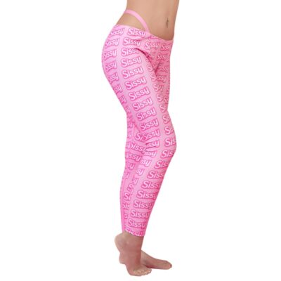 Y2K Thong Strap SissyUniversity Camel Toe Pad Tucking Gaff Yoga Pants Leggings