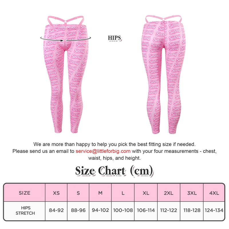 Y2K Thong Strap SissyUniversity Camel Toe Pad Tucking Gaff Yoga Pants Leggings