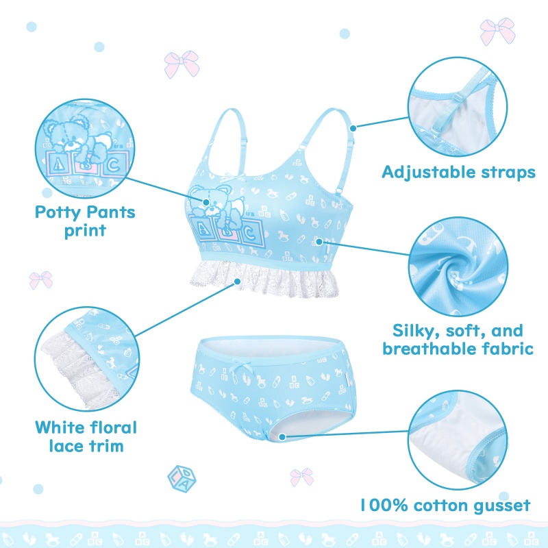 Potty Pants Bralette Set