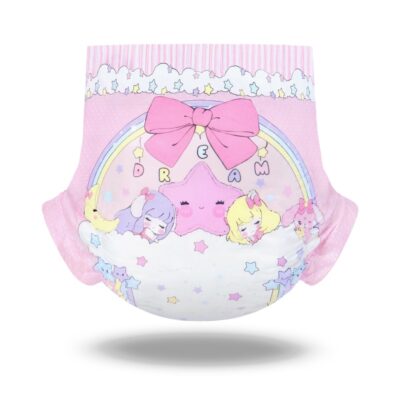 Fairy Littles in Dreamland Ultra Absorbent Cloth Back Adult Diapers 2 Pieces Sample Pack(M)/(L)/(XL)