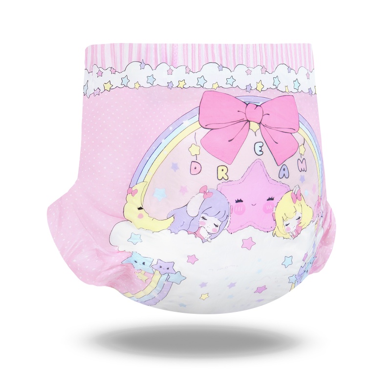 Fairy Littles in Dreamland Ultra Absorbent Cloth Back Adult Diapers 2 Pieces Sample Pack(M)/(L)/(XL)