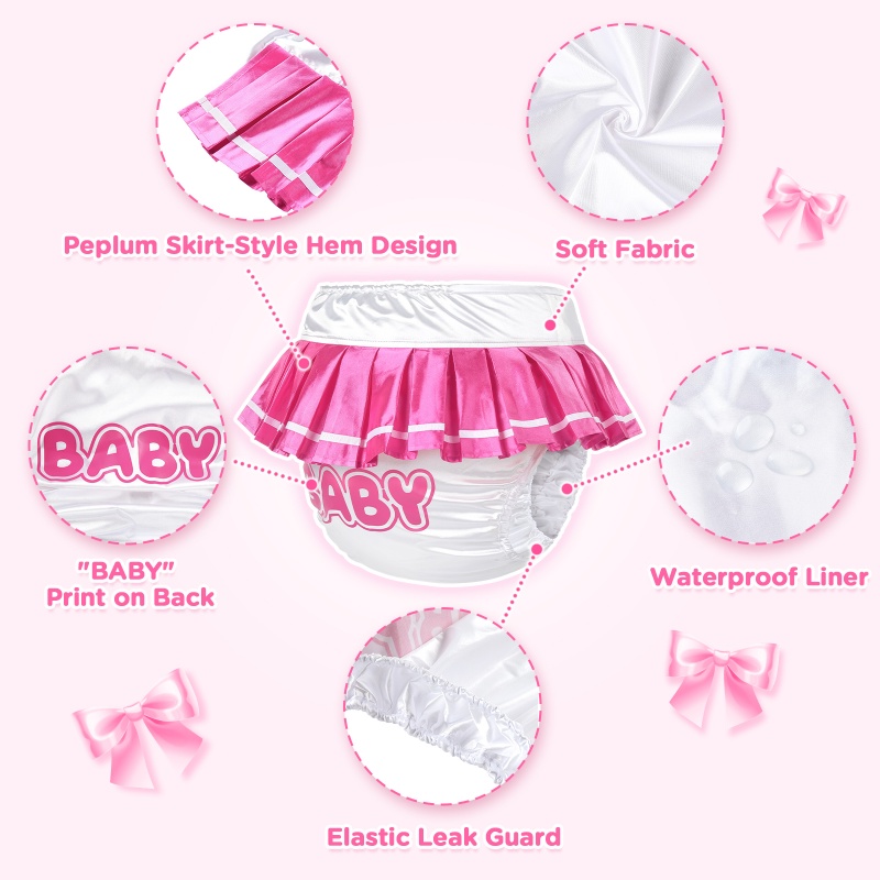 Baby School Girl Diaper Wrap Cover