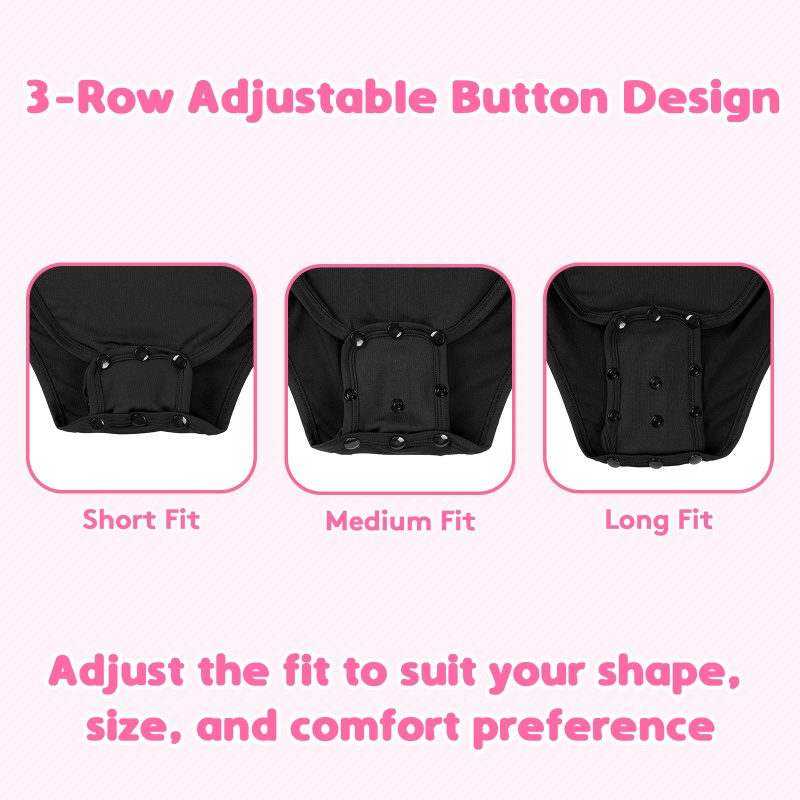 Onesie Extender Black 3-Pack