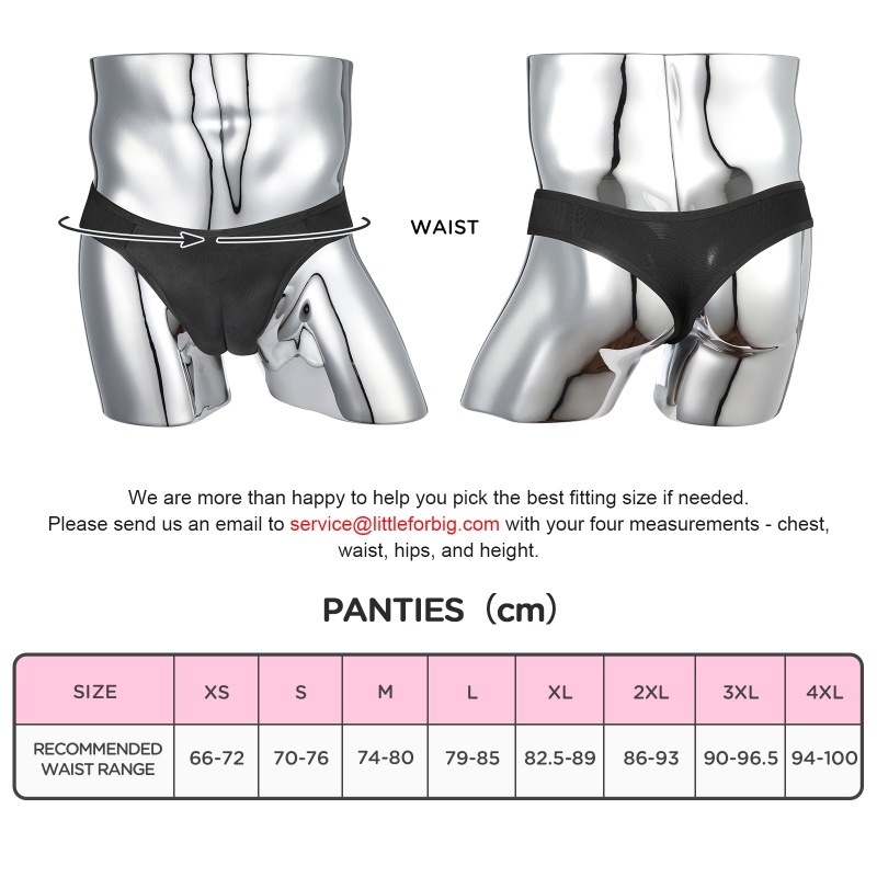 Camel Toe Tucking Gaff Brazilian Cheeky Thong Panties