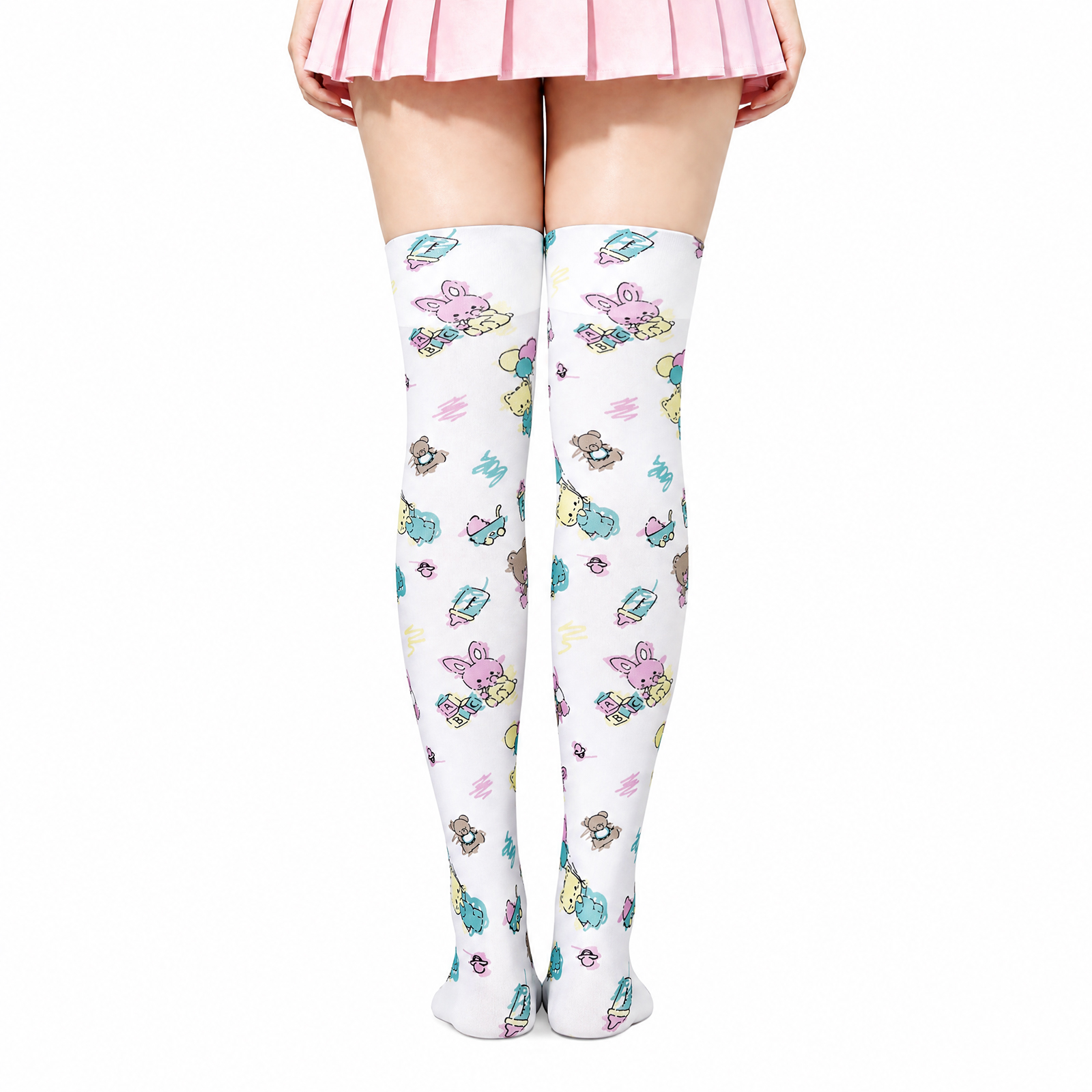 Baby Cuties Over the Knee Silk Stockings