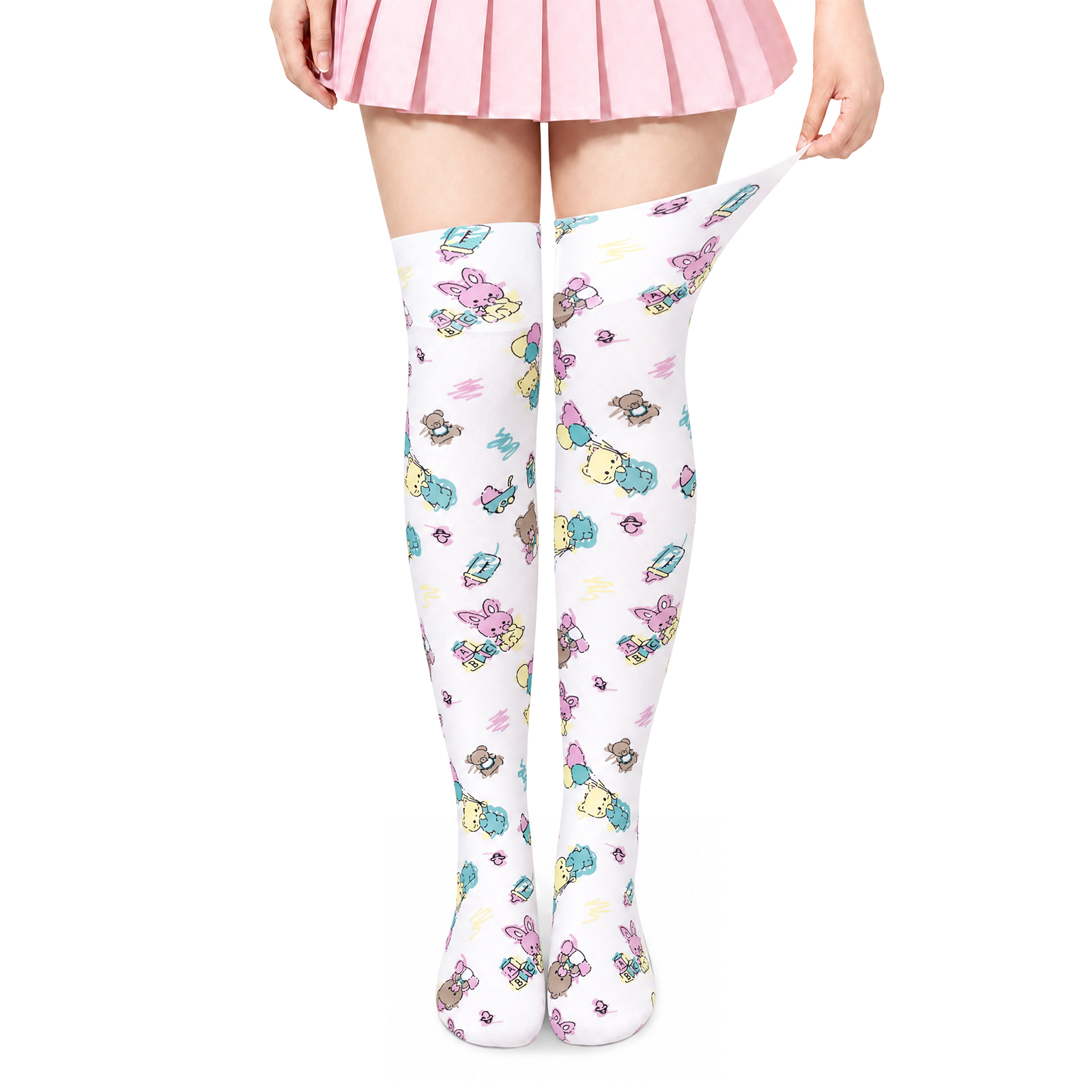 Baby Cuties Over the Knee Silk Stockings