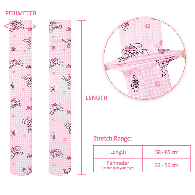 Bunnies & Bows Usagi Over the Knee Silk Stockings