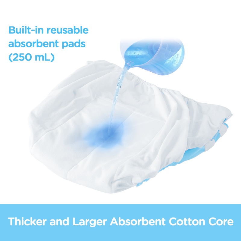 Hook-and-Loop Adult Training Pants Blue