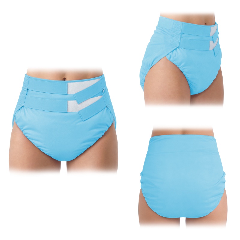 Hook-and-Loop Adult Training Pants Blue