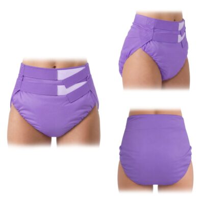 Hook-and-Loop Adult Training Pants Purple