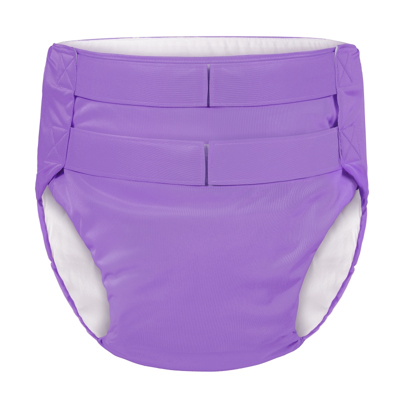 Hook-and-Loop Adult Training Pants Purple