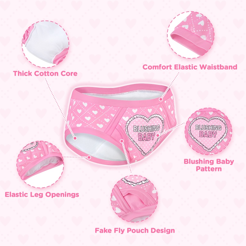Blushing Baby Briefs Training Pants