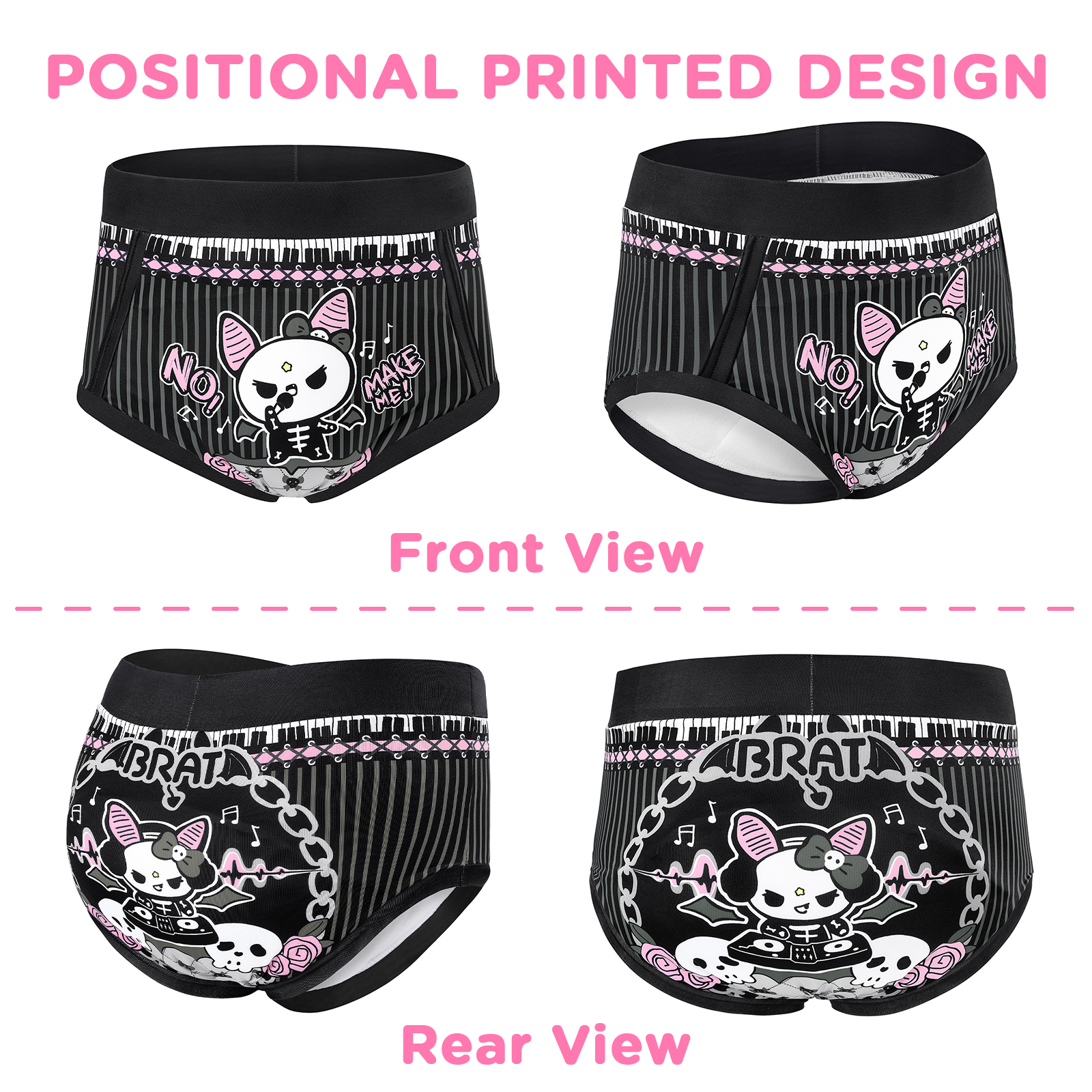 Bella Goth Brat High-Waisted Briefs Training Pants