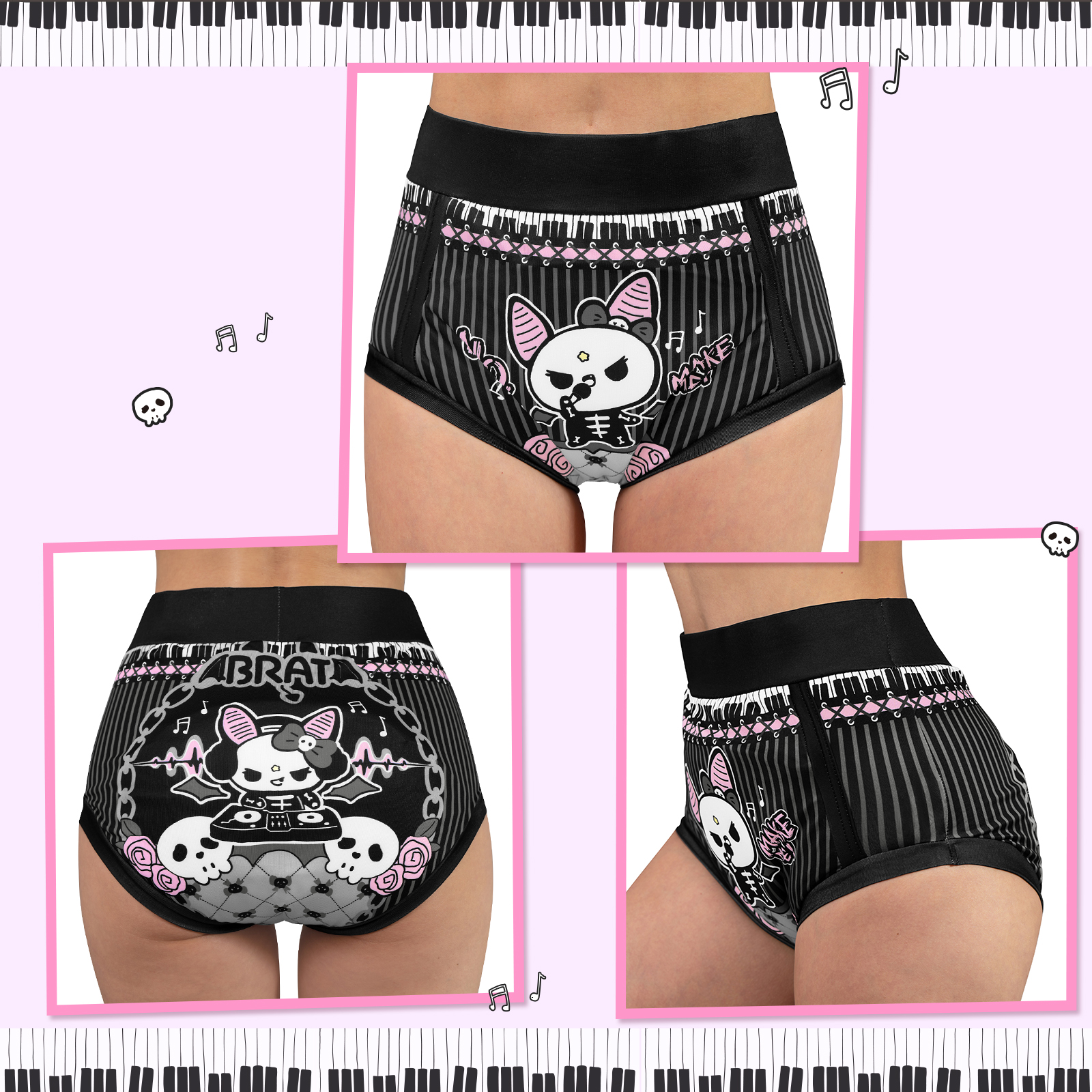 Bella Goth Brat High-Waisted Briefs Training Pants