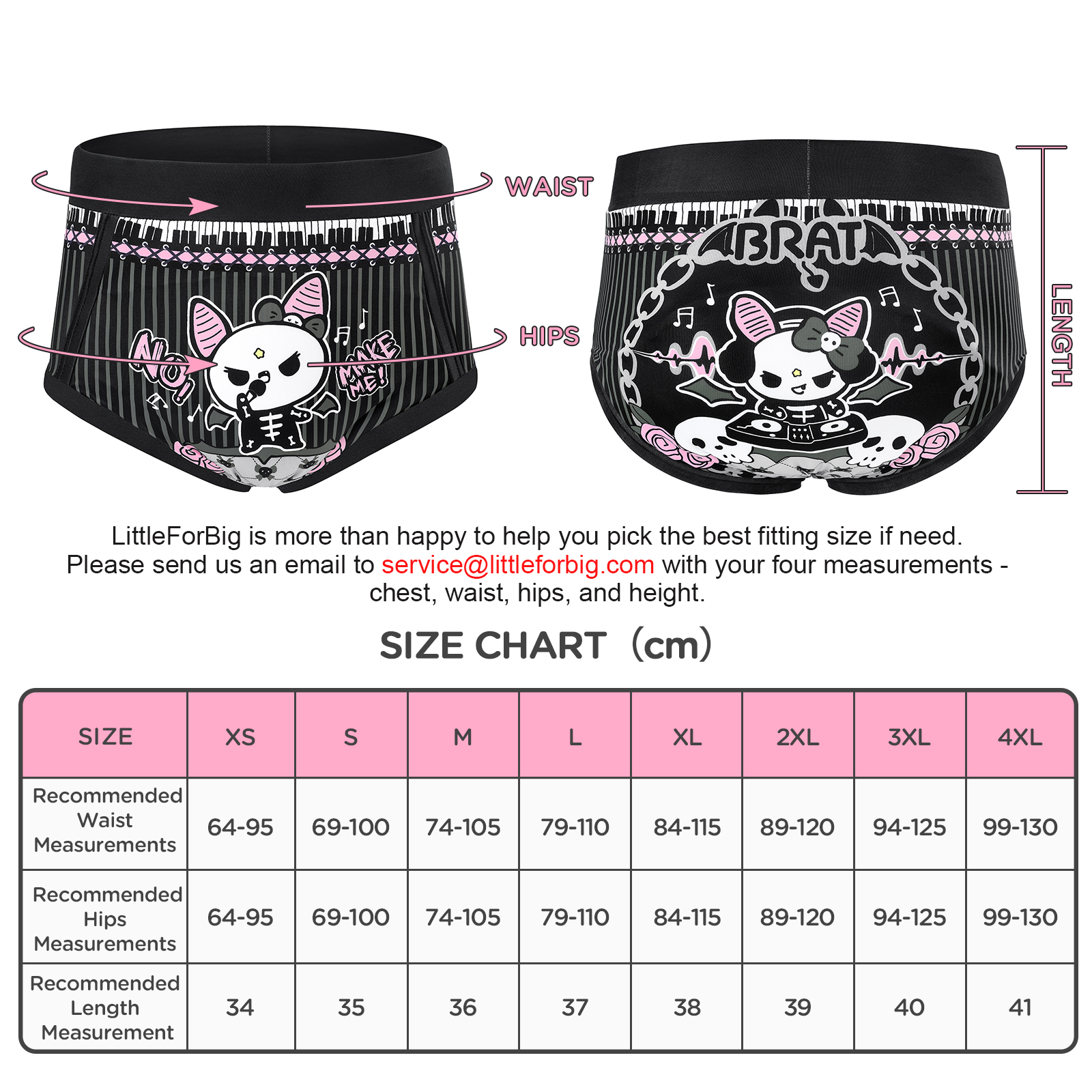 Bella Goth Brat High-Waisted Briefs Training Pants