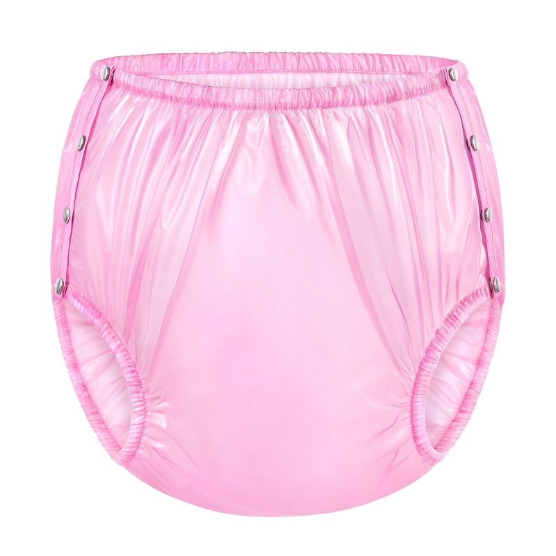 Dolly Pink Adult Plastic Pull-On Diaper Pants Cover