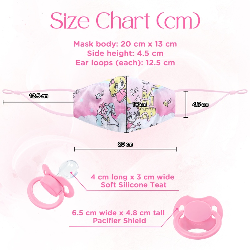 Gen II Discreet Fairy Littles in Dreamland Pacifier Gag