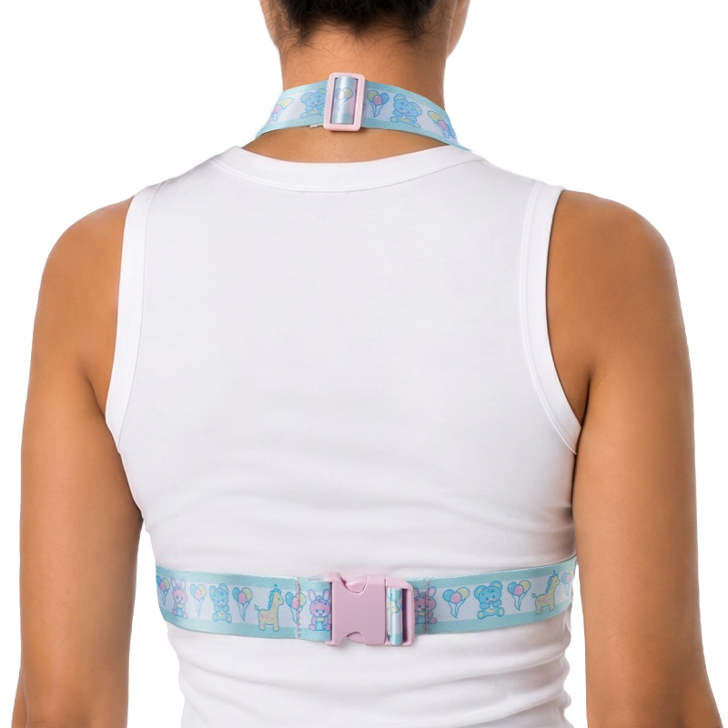Baby Parade Furry Petplay Collared Chest Harness