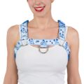 Little Blue Furry Pet Play Chest Harness