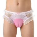SissyUniversity Lace Frill Camel Toe Tucking Gaff Panties