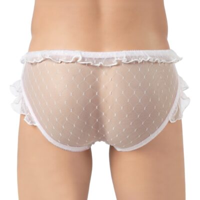 SissyUniversity Lace Frill Camel Toe Tucking Gaff Panties