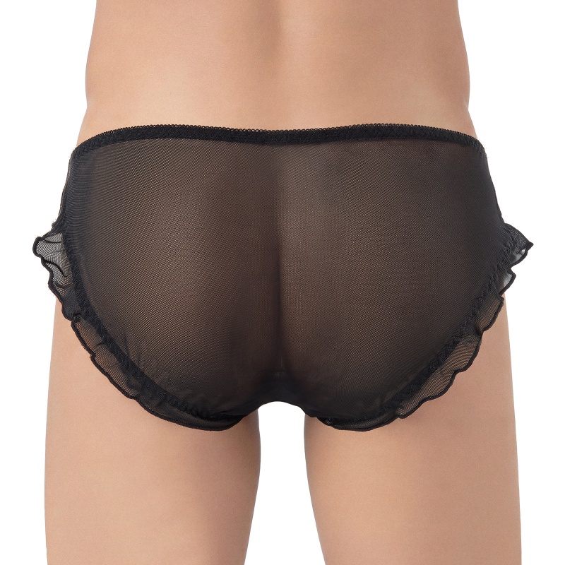 SissyUniversity Lace Frill Camel Toe Tucking Gaff Panties