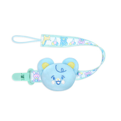 Baby Parade Stuffed Animal Pacifier Clip Blue Bear