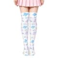 Baby Parade Over the Knee Silk Stockings with Stuffie - White