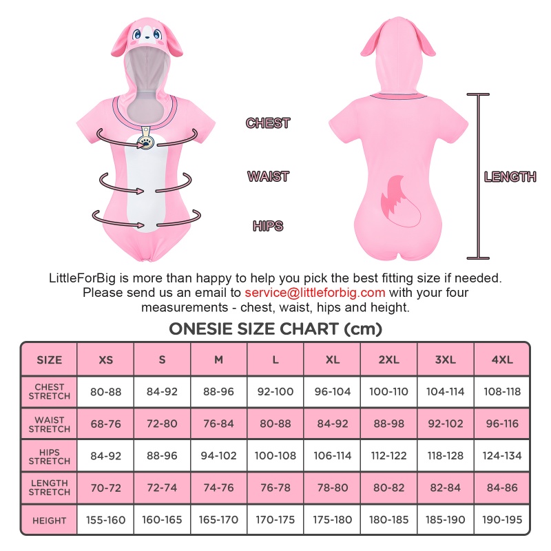 Little Furry Baby Pink Onesie