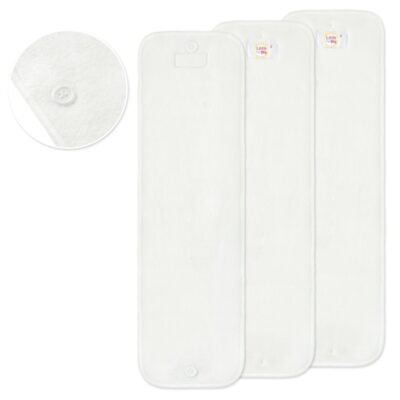 Microfiber Reusable Diaper Booster Pads 3-Pack