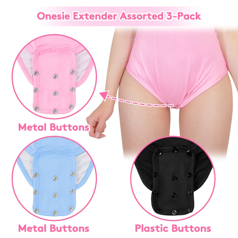 Onesie Extender Assorted 3-Pack