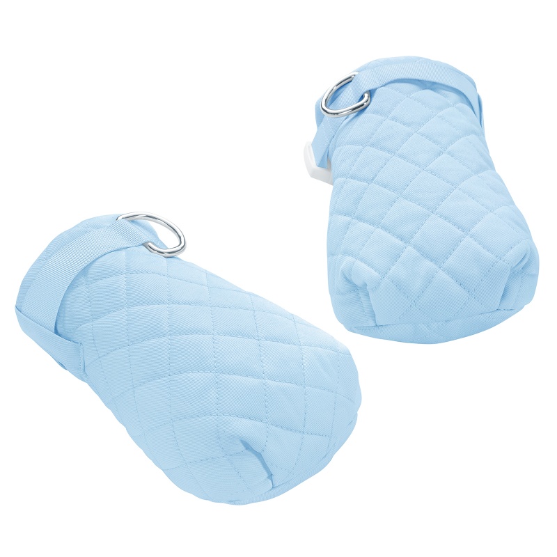 Adult Baby Soft Padded Quilted Cotton Locking Mittens