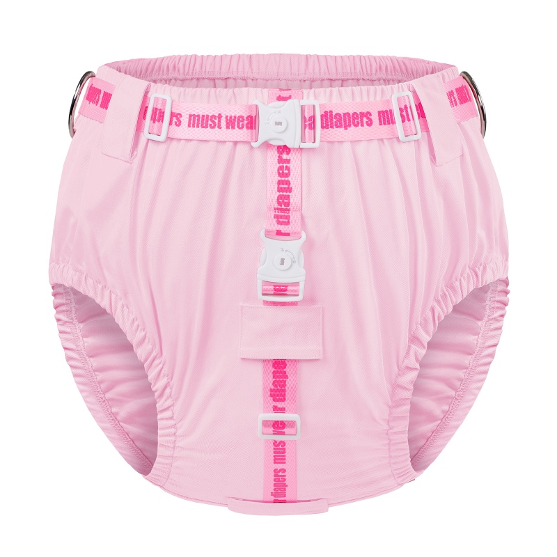 Unpotty Training Locking Chastity Diaper Cover