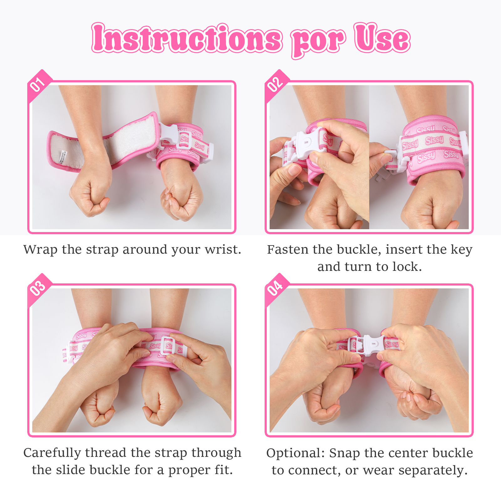 SissyUniversity Snuggle Soft Bondage Cuffs